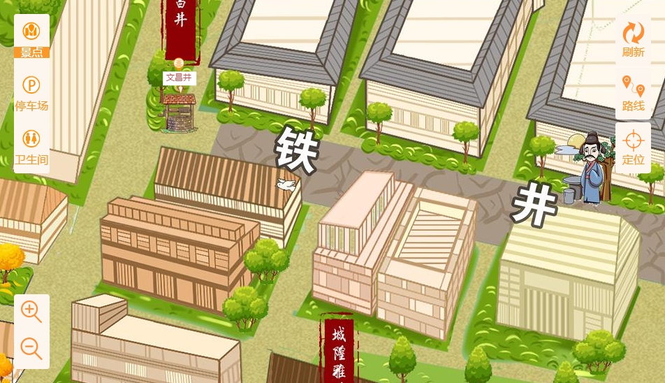 汉滨智慧景区：手绘地图与语音导览的完美融合